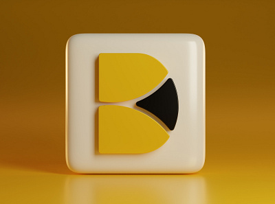 Designbox 3D Favicon Design 3d blender brand identity branding creative logo minimal minimalist unique visual identity