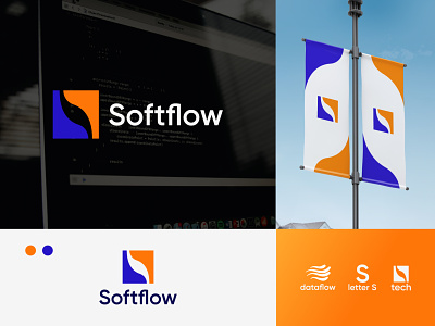 Softflow Software Agency Logo | Software, Logo, Branding