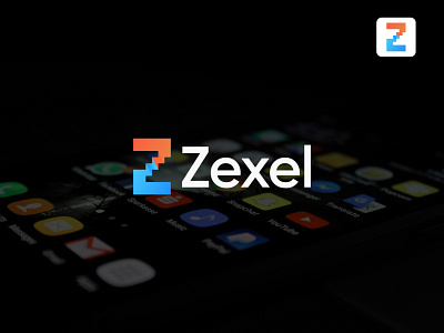 Zexel Letter Z Software Logo | Tech, Logo app logo branding creative design favicon logo finance gradient logo graphic design letter z logo minimal modern logo software logo stairs unique vector z logo z monogram