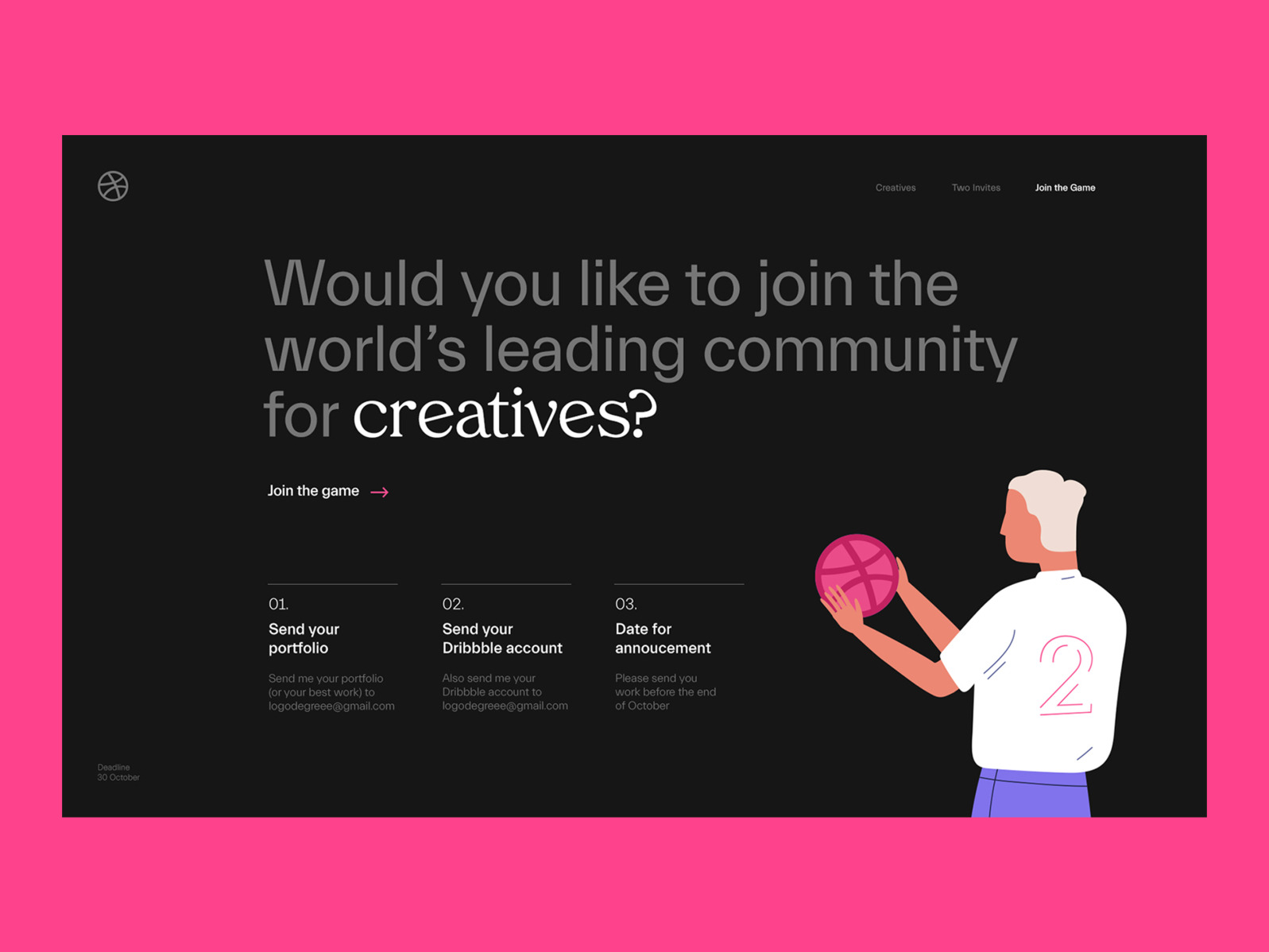 Invitations by Hamza Hajji on Dribbble