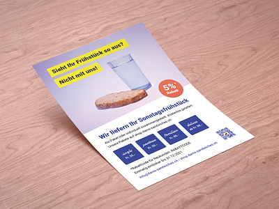 Flyerdesign – A5 advertising design flyer print print design