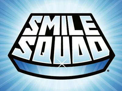 Smile Squad Logo branding icon identity illustration logo vector