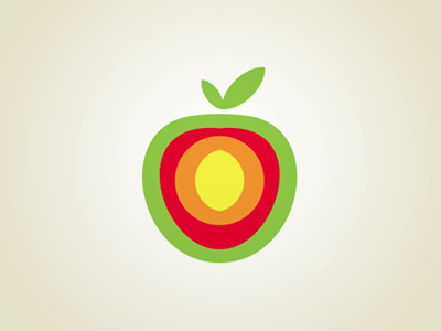 Fresh Produce branding fresh green icon identity illustration logo natural orange organic red vector yellow