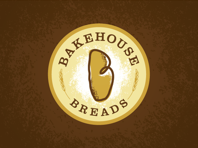 Bakehouse Breads bakery branding bread icon identity illustration logo vector