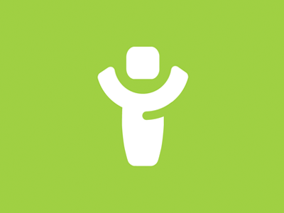 i Wireless body branding green human icon identity logo person vector