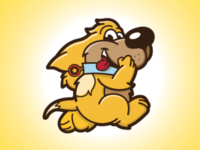 Dog Jog branding character design dog event icon identity illustration jog logo