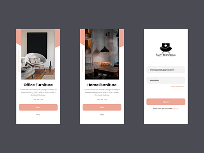 Interior App Design UI