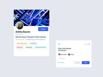 UI Component 3d adobexd app design branding design figma graphic design illustration product design profile ui component ui ui ux ui component ui elements uidesign visual design