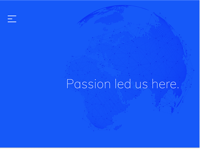 passion led us here main agency website blueberry company office web designer