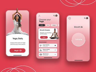 Yoga App Design