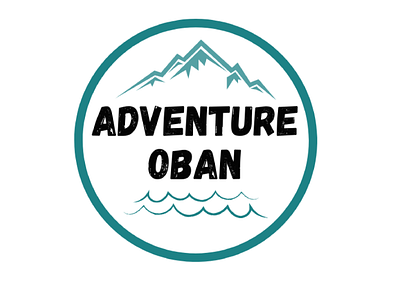 Adventure Oban Logo adventure branding charity community initiative logo outdoors