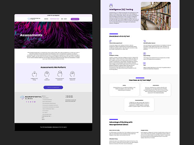 Neuropotential Clinics branding cards clinic design icons responsive site ui ux web website