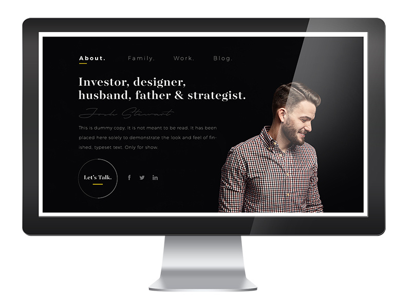 Resume | website resume website design hook creative