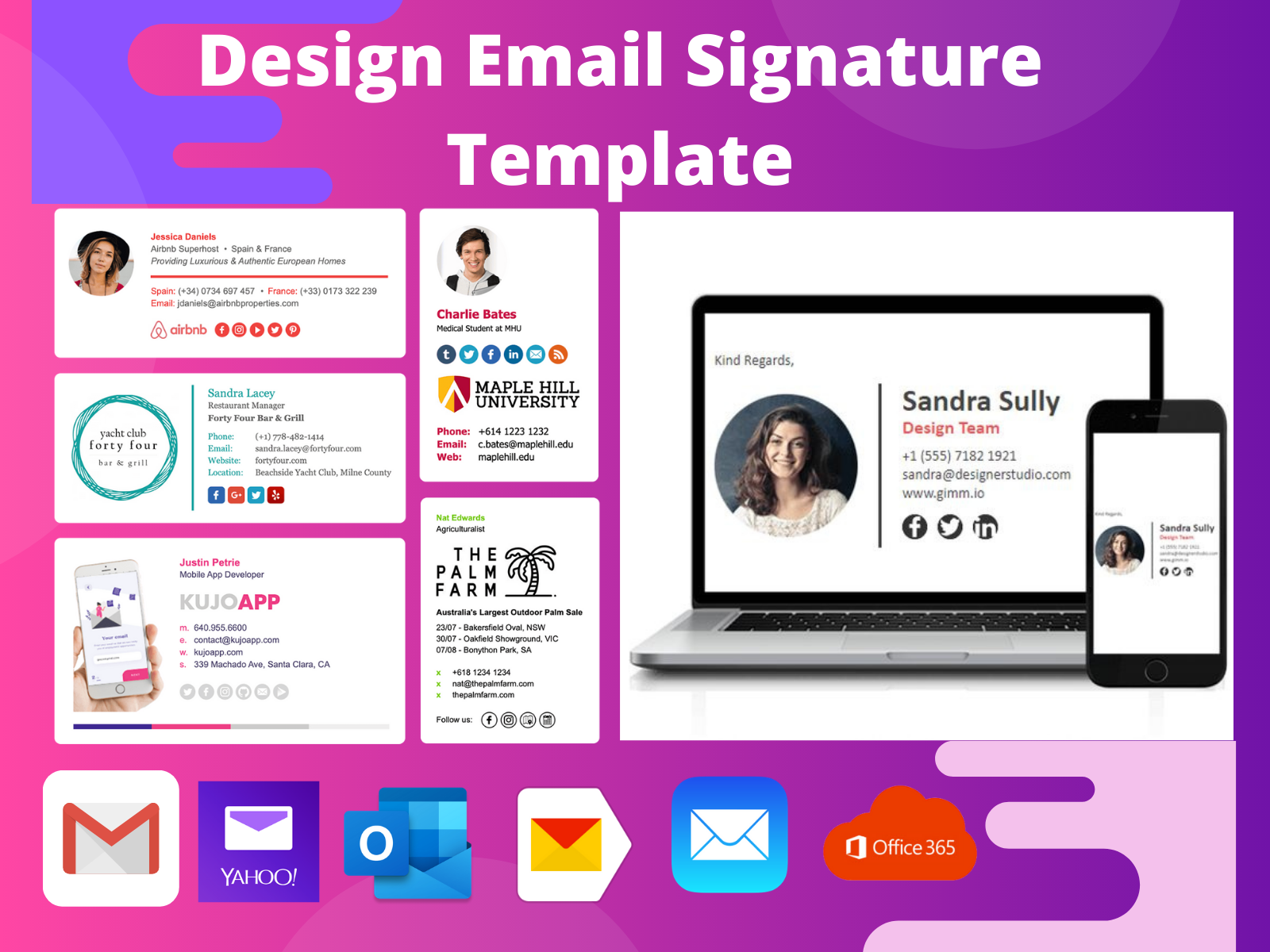 Design Clickable Responsive Html Email Signature Template by Md Design Clickable Responsive Html Email Signature Template by Md