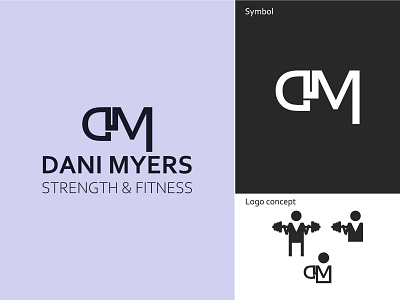 Dani Myers art branding danimyers danimyers fitness gym sport sports logo strenght