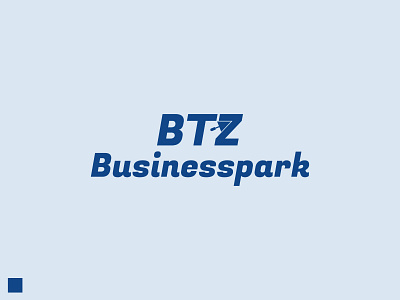 BTZ Businesspark art branding flat graphic design illustrator logo minimal typography
