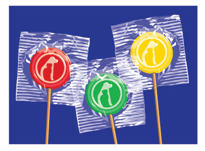 Lyons Dribbble Lollipops