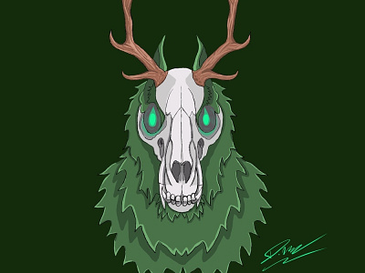 Inner beast animal art design digital art illustration logo