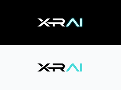 X-RAI — Logo ai branding clean design logo logo design logotype minimal modern type typography x-ray