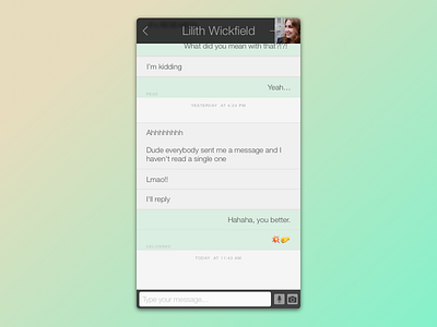 013 Direct Messaging 013 dailyui dm messaging ui