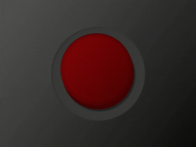 On / Off Button 015 button dailyui on red