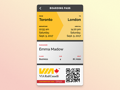 Boarding Pass - 024