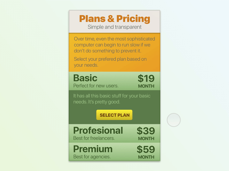 Mobile pricing - 030