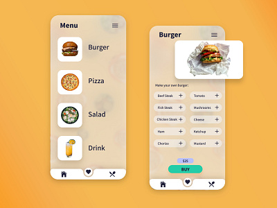 food app adobe xd app art design figma flat food graphic design minimal ui ux vector
