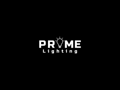 Prime Lighting logo Concept-Logo Design branding branding design bulb logo design icon identity lighting logo logo logo design logo mark mark