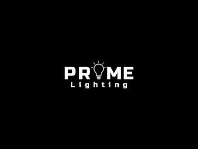 Prime Lighting logo Concept-Logo Design