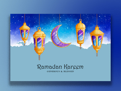 Ramadan kareem Banner Template animation branding design flyer graphic design illustration logo motion graphics ramadan ui vector