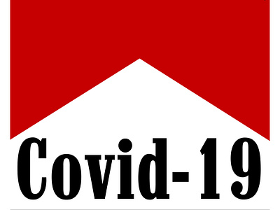 The Dangers of Covid covid 19 design flat minimal poster typography