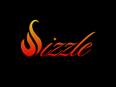 Flame Logo fire flame gradient graphic design logo reds sizzle yellows