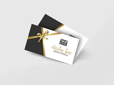 Voucher Design christmas design gold graphic design hair salon new year print voucher