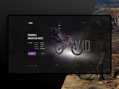 The bicycle shop "Santa Cruz". bicycle bicycle product bike branding velo bike design ui ux velo velobike web