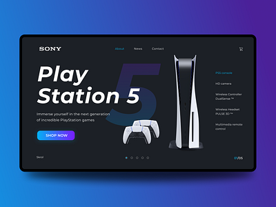 Sony PlayStation branding clean design ecommerce games landing page logo product design ps5 shop sony sony playstation typography ui ui ux user experience user interface ux web website