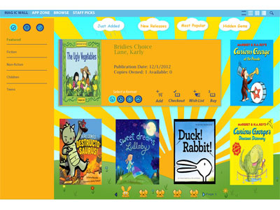 Child themed website for checking out books cartoon fun icon logo playful shopping theme website