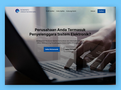 Redesain Website PSE Kominfo