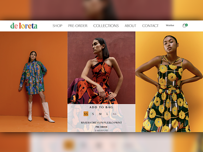 De Loreta ecommerce web design & development
