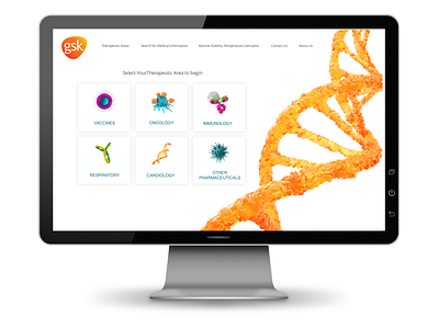 GSK microsite homepage