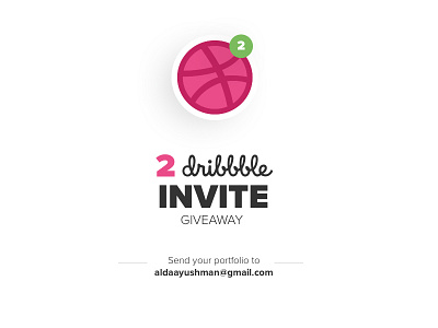 2 Dribbble Invites Giveaway