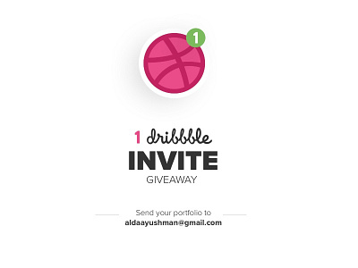 1 Dribbble Invite Giveaway dribbble giveaway invitation invite
