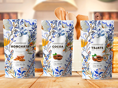 EL SABOR DE OAXACA branding chocolate cocoa design illustration label packaging packaging design