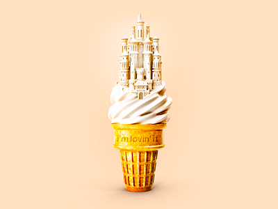 Dessert Princess adobe behance color dessert digital art illustration instagram latteco mcdonalds mex photoshop princess