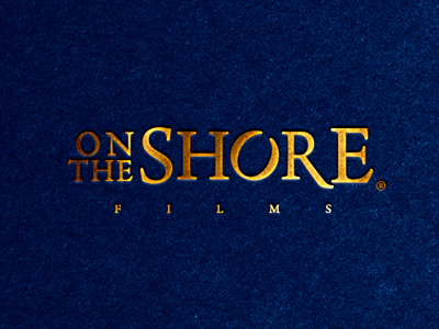 On the Shore® Brand brand branding cine films logo logotype typography