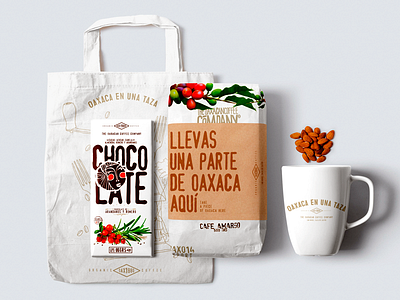 TOCC art brand branding chocolate coffee design illustration logo oaxaca packaging