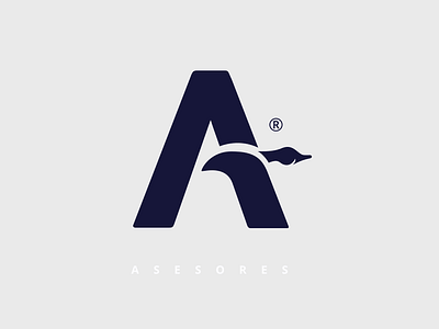ASCADI® brand branding design duck logo typo