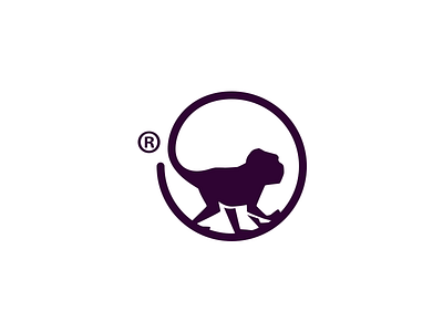 Titea® branding color logo monkey organic tea typography