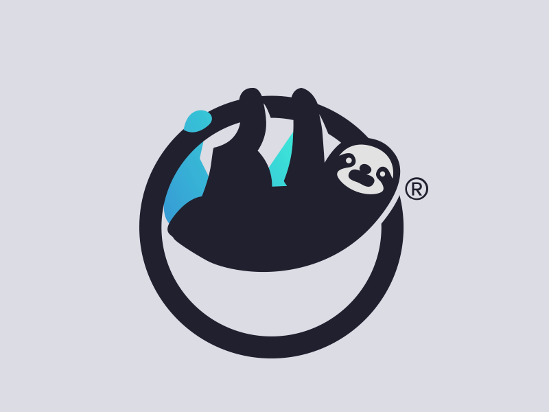 The Blue Sloth branding brands icons logotype logo
