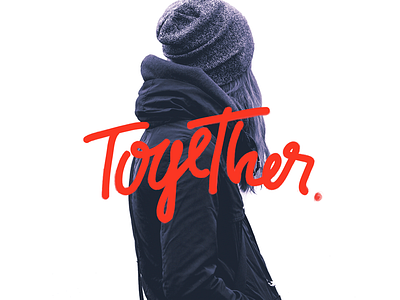 Together. branding brands icons lettering logo logotype typography
